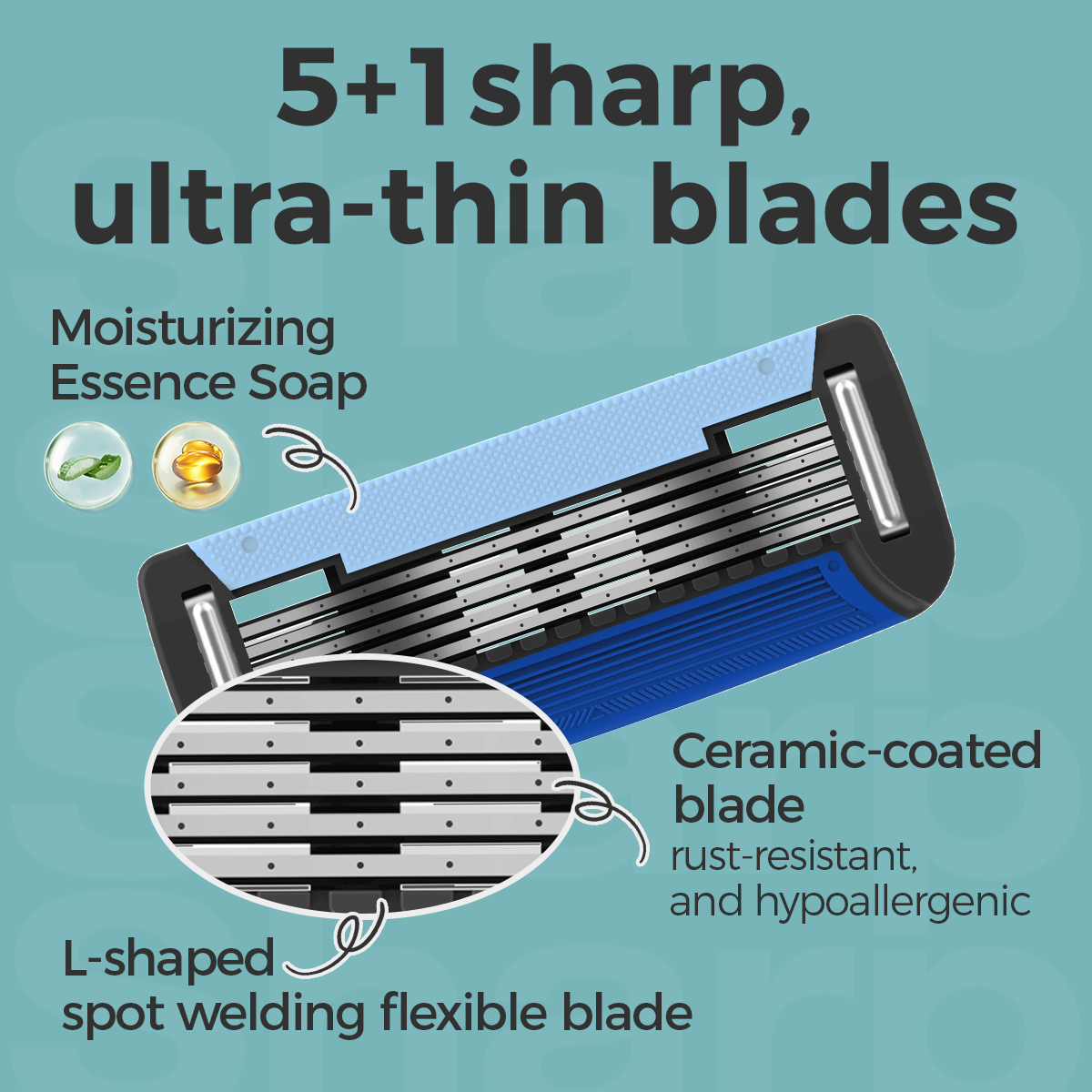 Whale-shaped Razor for Men